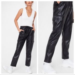 ZARA Vegan Leather Pants